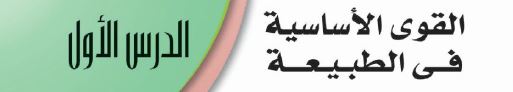 الدرس الأول: القوى الأساسية في الطبيعة