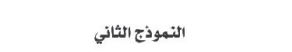 النموذج الثاني